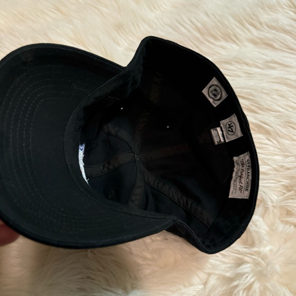New York Rangers Black Baseball Hat 47 XX-Large Hockey NHL NWOT - Picture 4 of 8